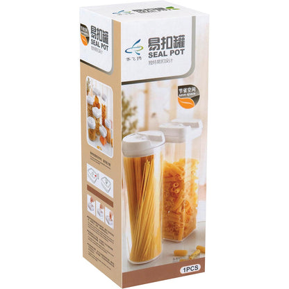 Pote Hermético Plástico 1,8L Pratik Transparente para Alimentos