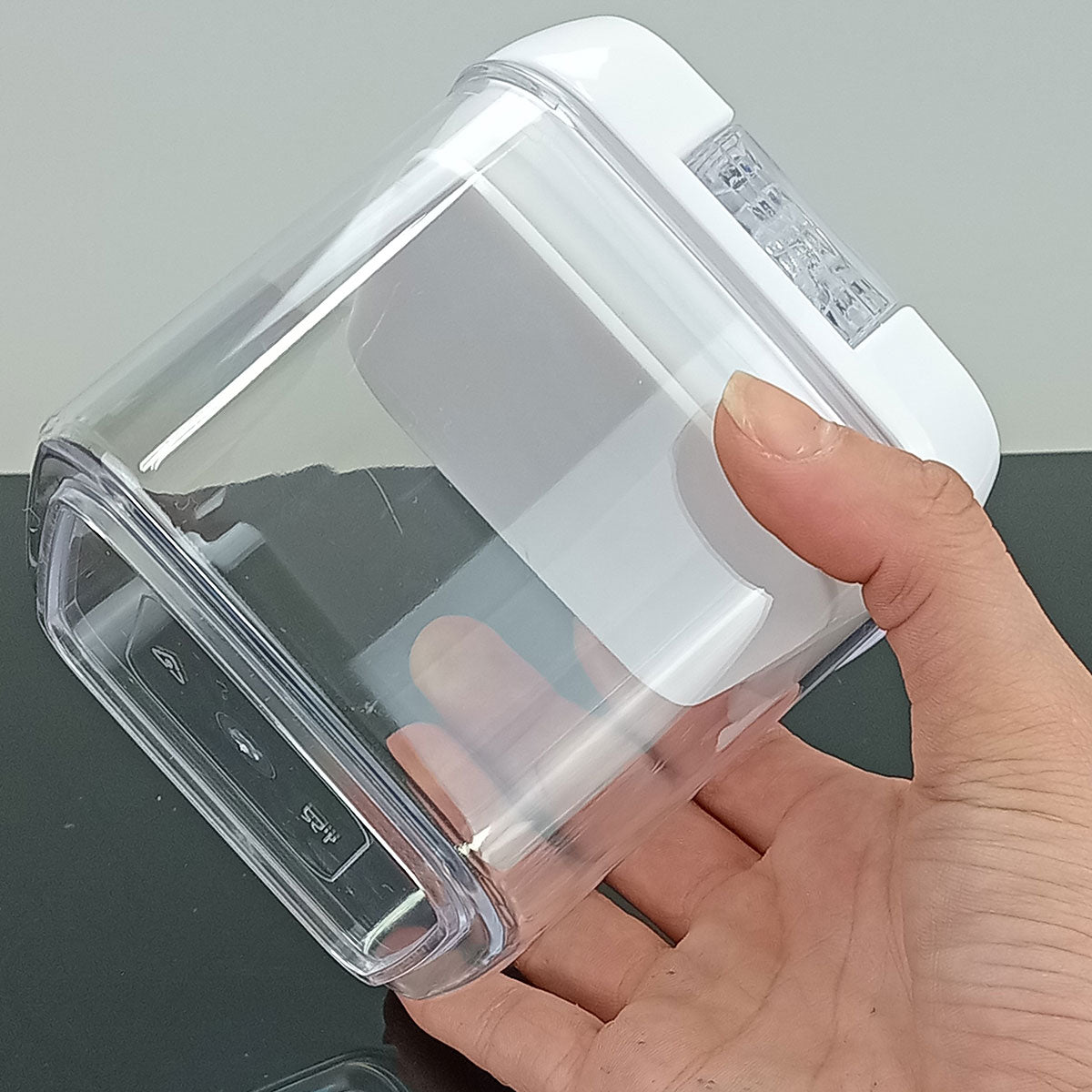 Pote Hermético Pratik 500ml Plástico Transparente para Mantimentos