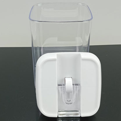 Pote Hermético Plástico Pratik 800ml Transparente com Tampa Rosca