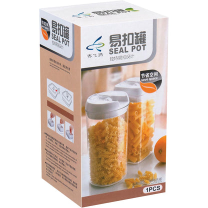 Pote Hermético Pratik Plástico 1,3L Transparente 21x10x10cm