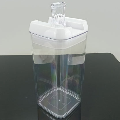 Pote Hermético Pratik Plástico 1,3L Transparente 21x10x10cm