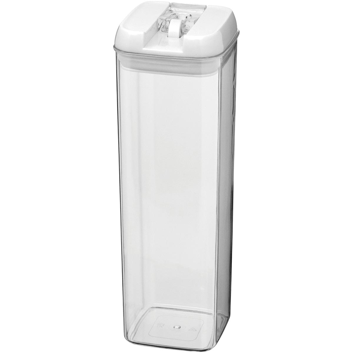 Pote Hermético Plástico 1,9L Pratik Transparente 31x10x10cm