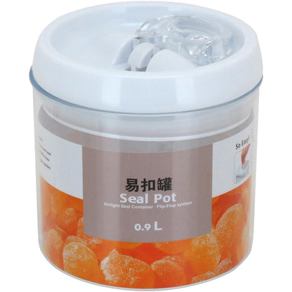 Pote Hermético Pratik 900ml Plástico Transparente para Mantimentos