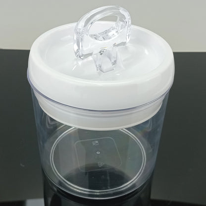 Pote Hermético Pratik 900ml Plástico Transparente para Mantimentos