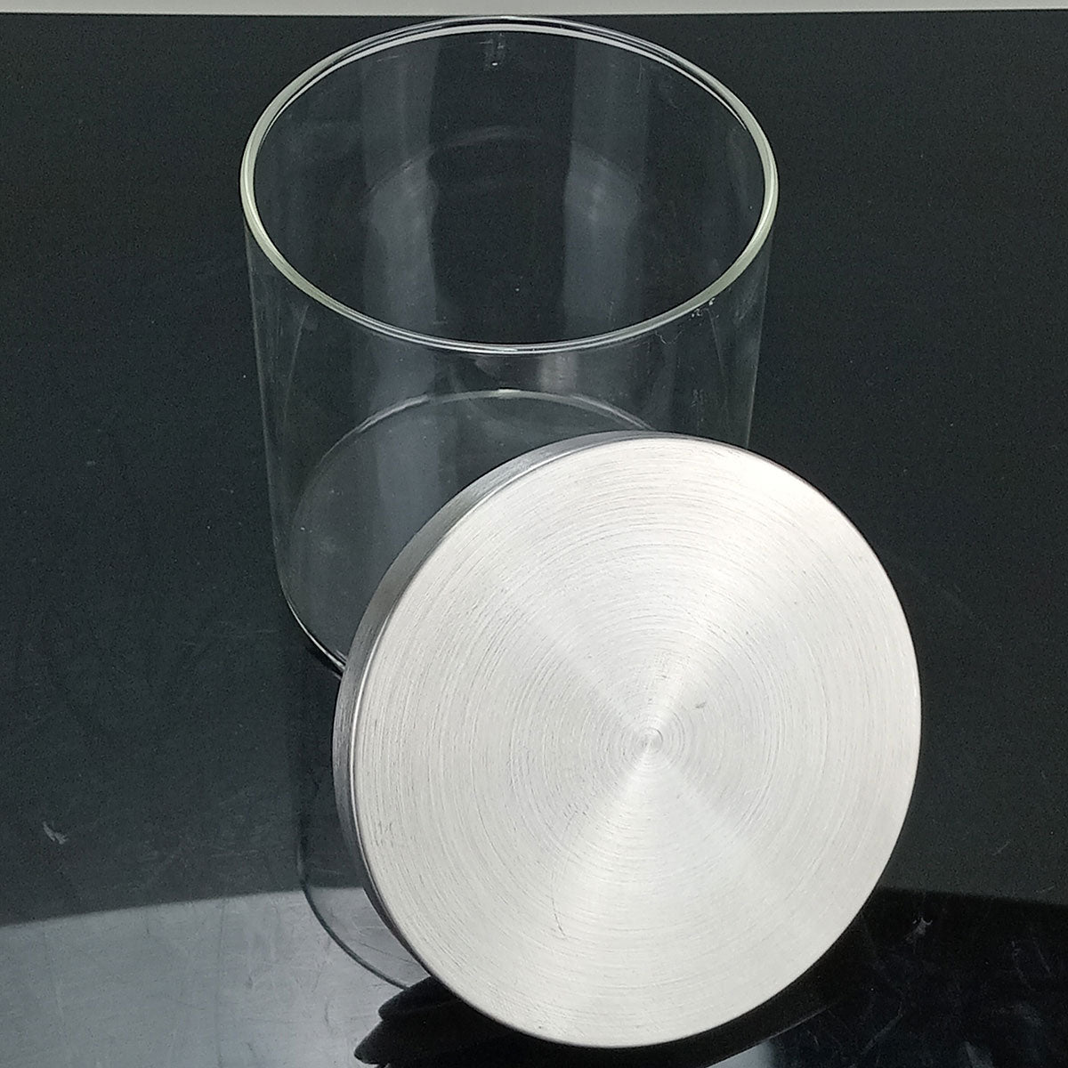 Pote de Vidro Borossilicato 700ml Flavor com Anel Silicone Transparente