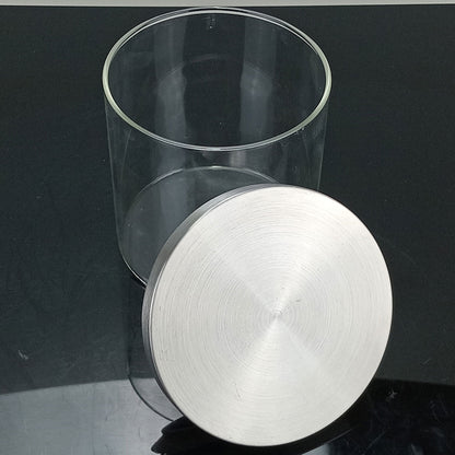 Pote de Vidro Borossilicato 700ml Flavor com Anel Silicone Transparente