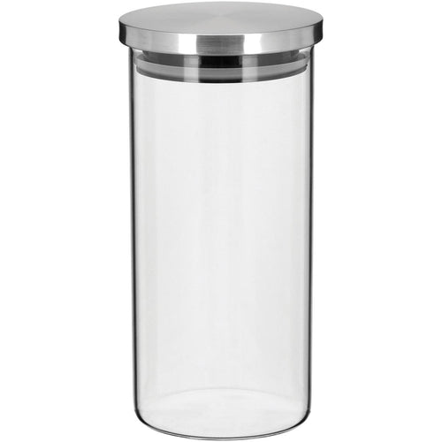 Pote de Vidro Borossilicato 1,3L Flavor com Anel de Silicone Transparente