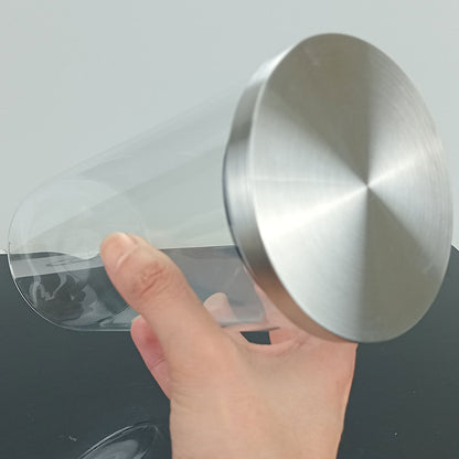 Pote de Vidro Borossilicato 1,3L Flavor com Anel de Silicone Transparente