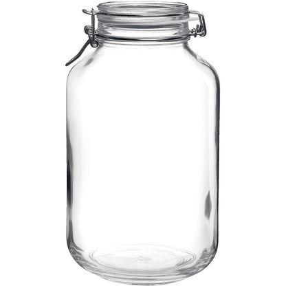 Pote Hermético de Vidro Bormioli Rocco Fido 4L Transparente 28x16cm