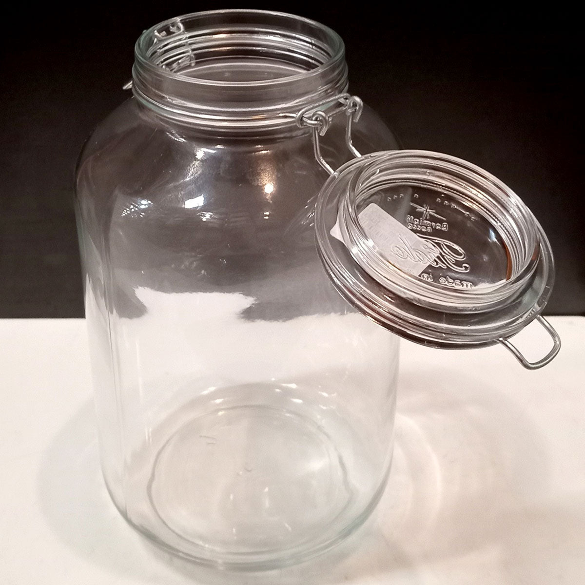 Pote Hermético de Vidro Bormioli Rocco Fido 4L Transparente 28x16cm