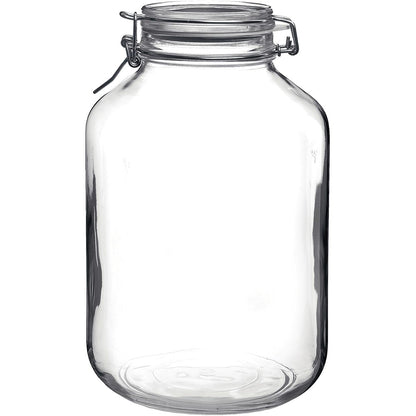 Pote Hermético de Vidro 5L Bormioli Rocco Fido Transparente 28x18x18cm