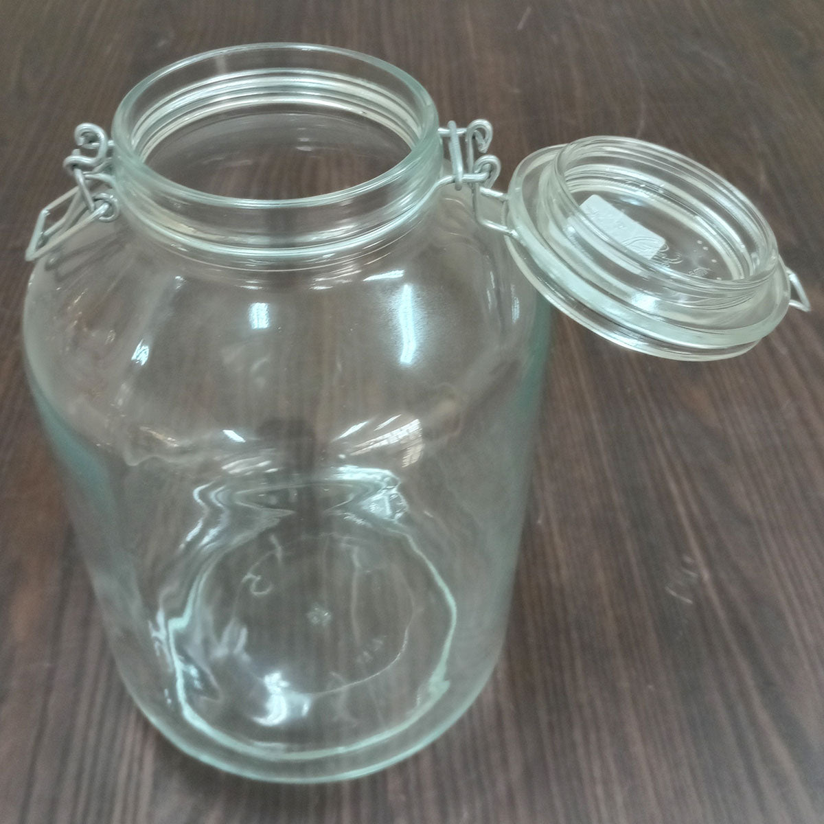 Pote Hermético de Vidro 5L Bormioli Rocco Fido Transparente 28x18x18cm