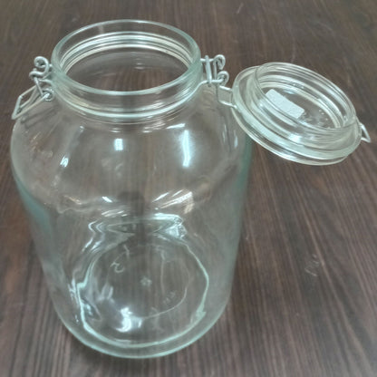 Pote Hermético de Vidro 5L Bormioli Rocco Fido Transparente 28x18x18cm