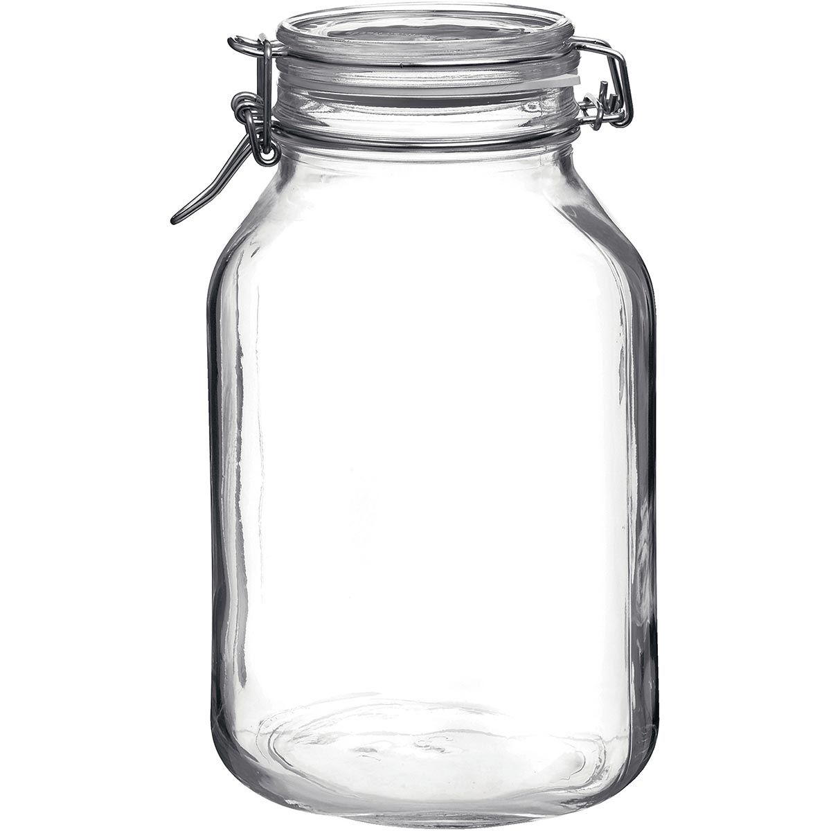 Pote Hermético de Vidro 3L Bormioli Rocco Fido Transparente 24x14cm