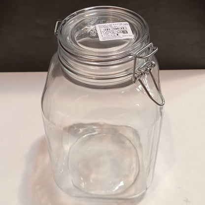 Pote Hermético de Vidro 3L Bormioli Rocco Fido Transparente 24x14cm