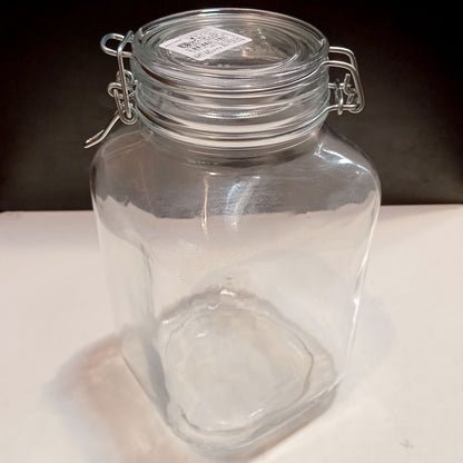 Pote Hermético de Vidro 3L Bormioli Rocco Fido Transparente 24x14cm