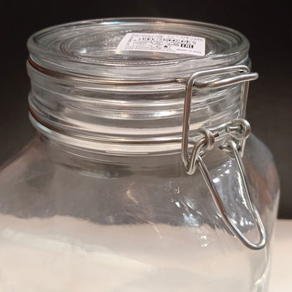 Pote Hermético de Vidro 3L Bormioli Rocco Fido Transparente 24x14cm