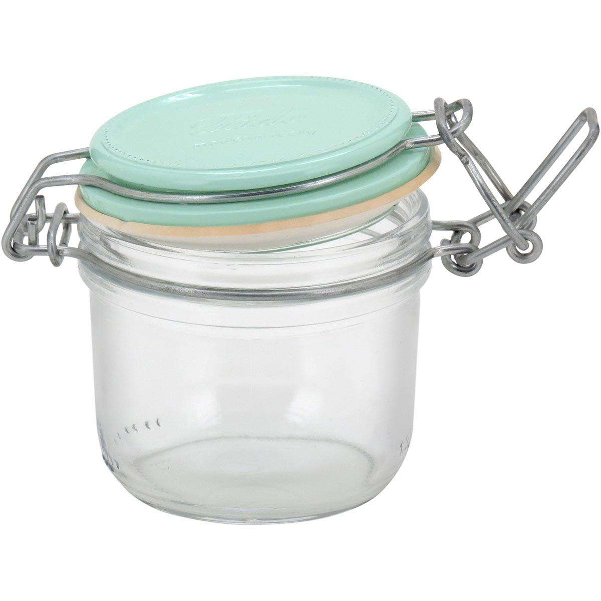 Pote Hermético de Vidro Bormioli Rocco Fido 200ml Tampa Verde 8x8x8cm