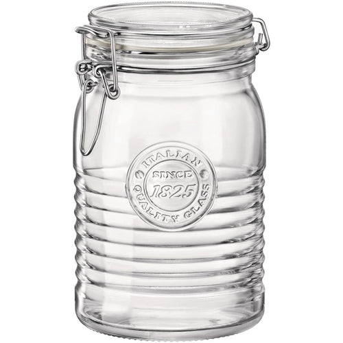 Pote Hermético de Vidro Bormioli Rocco 1L Transparente 18x11x11cm