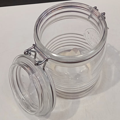 Pote Hermético Bormioli Rocco 750ml Vidro Transparente 14x11cm