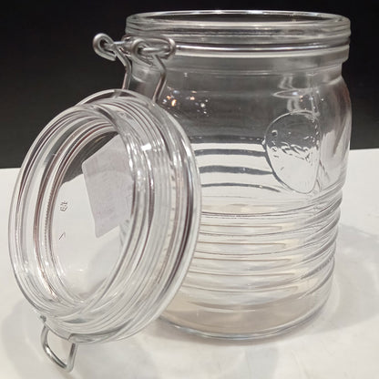 Pote Hermético Bormioli Rocco 750ml Vidro Transparente 14x11cm