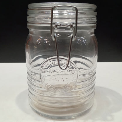 Pote Hermético Bormioli Rocco 750ml Vidro Transparente 14x11cm