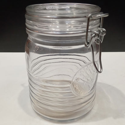 Pote Hermético Bormioli Rocco 750ml Vidro Transparente 14x11cm