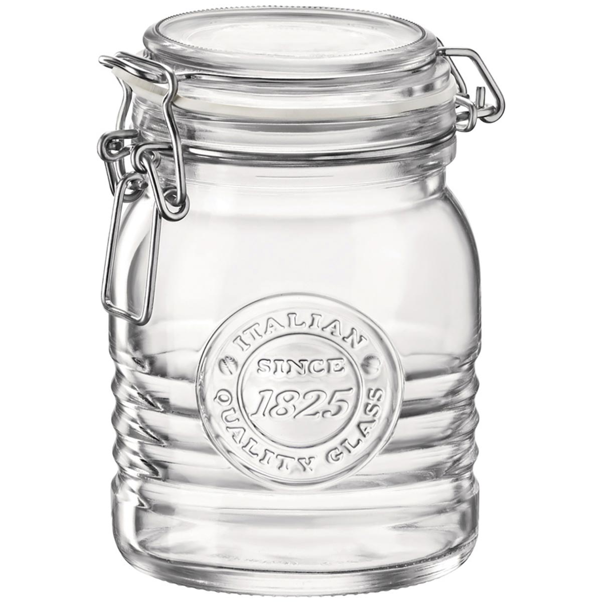 Pote Hermético Bormioli Rocco 500ml Vidro Transparente Tampa Rosca