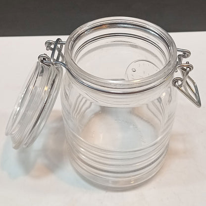 Pote Hermético Bormioli Rocco 500ml Vidro Transparente Tampa Rosca