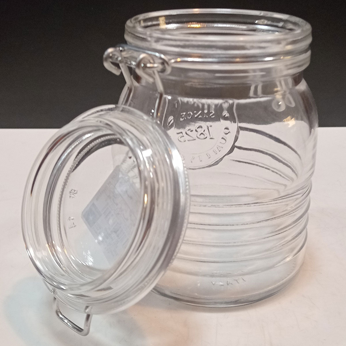 Pote Hermético Bormioli Rocco 500ml Vidro Transparente Tampa Rosca