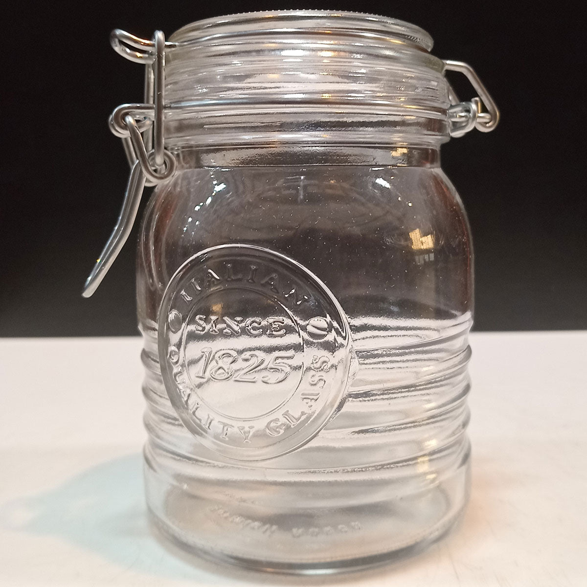 Pote Hermético Bormioli Rocco 500ml Vidro Transparente Tampa Rosca