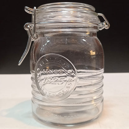 Pote Hermético Bormioli Rocco 500ml Vidro Transparente Tampa Rosca