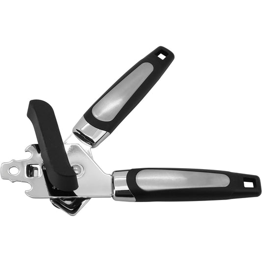 Abridor de Lata Multifuncional Inox Preto com Garrafa 20x6x5 cm