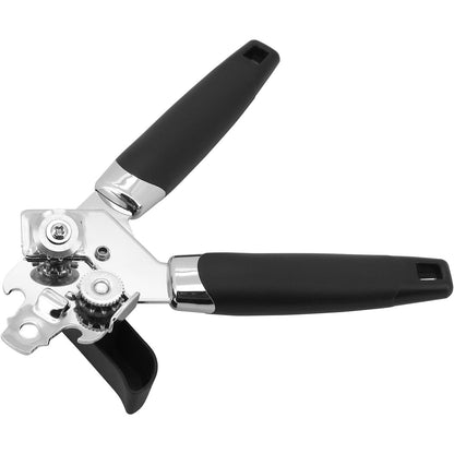 Abridor de Lata Multifuncional Inox Preto com Garrafa 20x6x5 cm