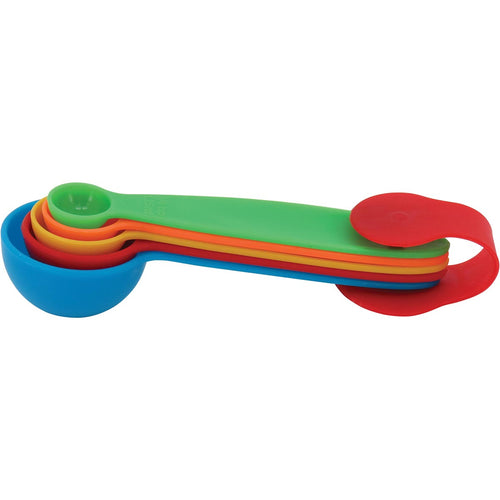 Conjunto de Medidores de Colheres Mino 5 Peças Plástico Colorido
