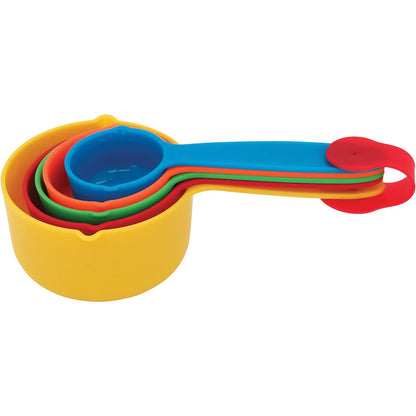 Conjunto de Medidores de Copos Mino 5 Peças Plástico Colorido