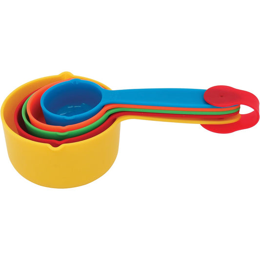 Conjunto de Medidores de Copos Mino 5 Peças Plástico Colorido