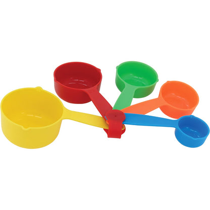 Conjunto de Medidores de Copos Mino 5 Peças Plástico Colorido
