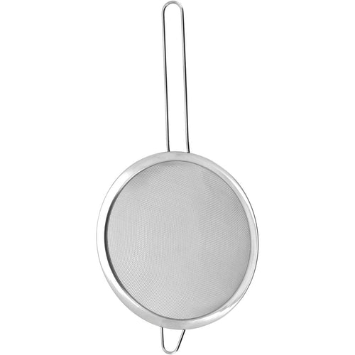 Peneira Inox Nádia 7x20x38cm Prata - Malha Fina para Cozinha