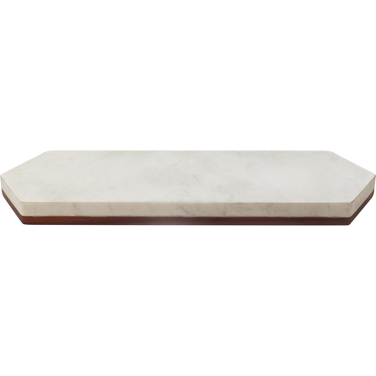 Tábua de Mármore para Servir Libbey Urban 2x38x13cm Branca