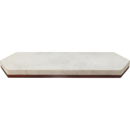 Tábua de Mármore para Servir Libbey Urban 2x38x13cm Branca