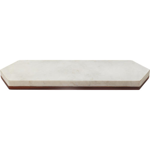 Tábua de Mármore para Servir Libbey Urban 2x38x13cm Branca