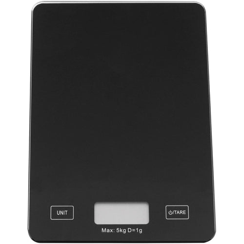 Balança Digital de Vidro Preto 5kg Scale 2x15x22cm