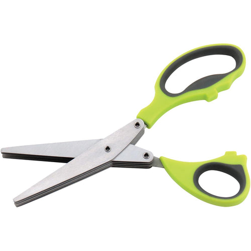 Tesoura de Ervas Inox Verde 21cm - Cortes Precisos e Ergonomica