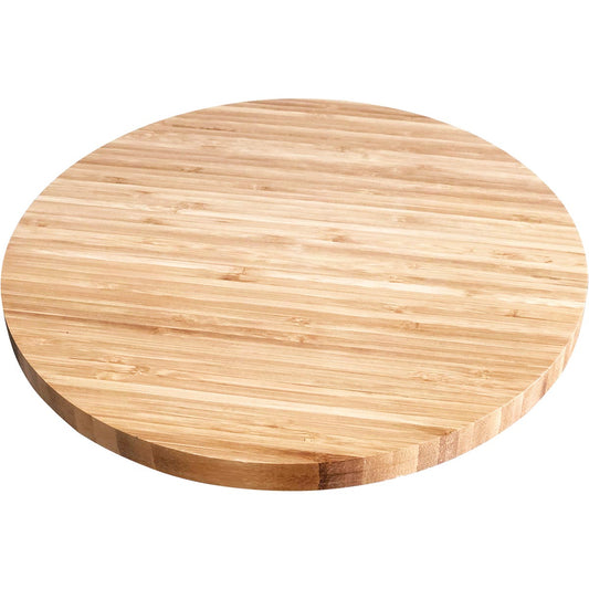 Bandeja Giratória em Bambu Natural 35x35cm Table para Servir