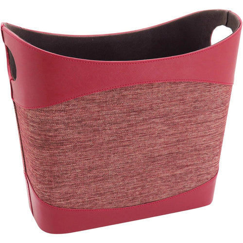 Revisteiro Sintético Vermelho Home&Co Mercurio 34x40x20cm