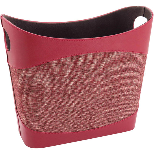 Revisteiro Sintético Vermelho Home&Co Mercurio 34x40x20cm