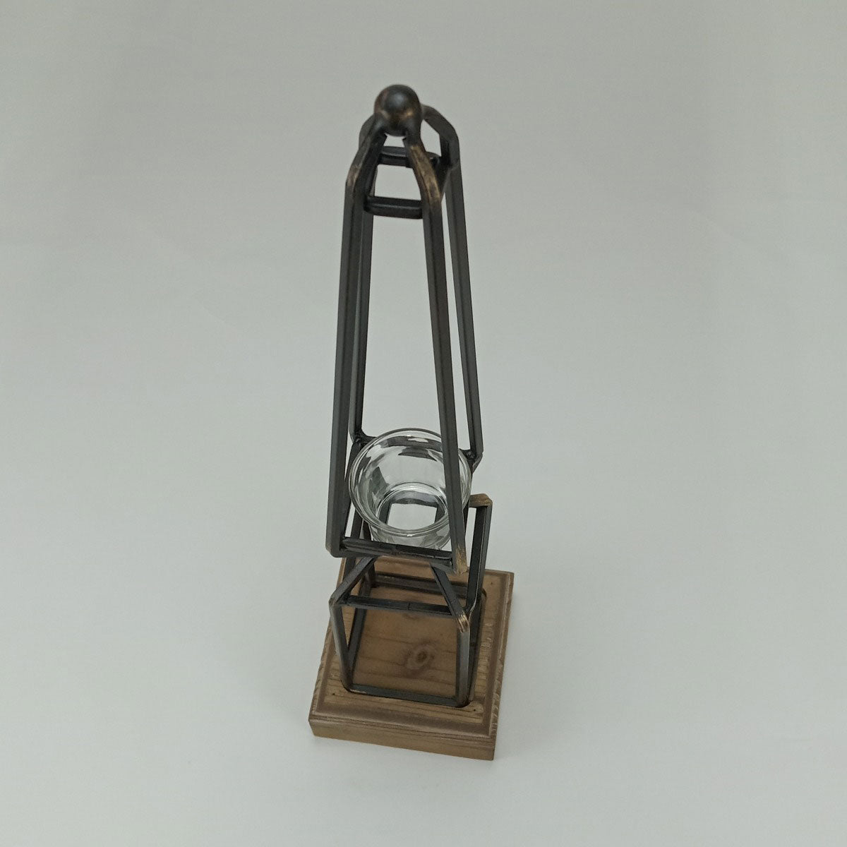 Castiçal Metal Preto Sídon 51cm para Velas - Decoração Elegante