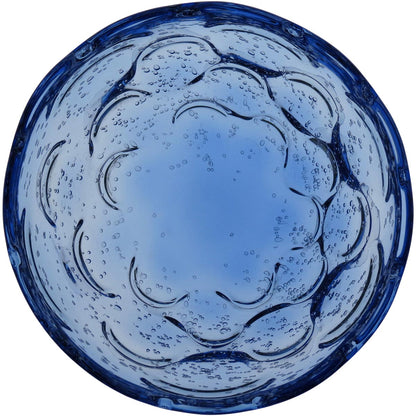 Centro de Mesa Decorativo Palazzo Vidro Azul 18x9x9cm