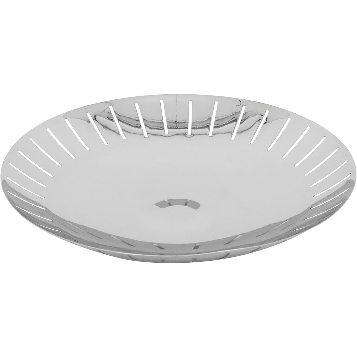 Centro de Mesa Inox Home&Co Lunaria 36x36x6cm Prata Decorativo
